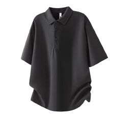 批发实拍2026夏季新款百搭短袖<b class='q'>POLO</b><b class='q'>衫</b><b class='q'>男</b>款纯色翻领弹力T恤