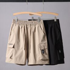 实拍2026夏季潮牌冰丝工装短裤男大口袋坠感百搭韩版速干五分裤男