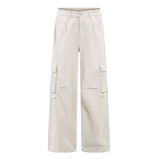 批发美式vibe秋<b class='q'>冬</b>水洗绿色工装裤女宽松直筒多口袋阔腿复古休闲裤子