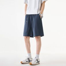 实拍2026夏季薄款工装五分裤男潮牌休闲美式复古纯棉透气短裤男