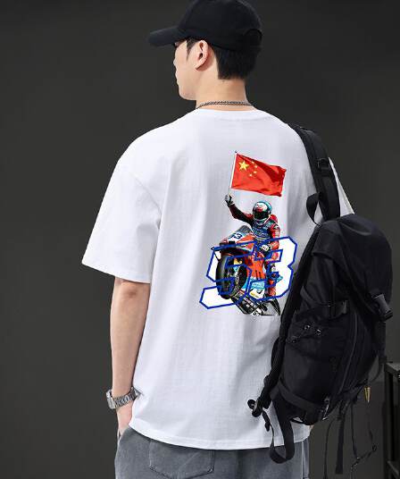 실사 2026 새로운 새로운 순면 다용도 프린트 반팔 티셔츠 남자 루즈핏 편안함 통기성 티셔츠