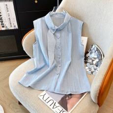 批发实拍~亚麻棉夏<b class='q'>马甲</b>女外穿宽松休闲百搭无袖坎肩背心<b class='q'>外套</b>上衣