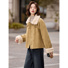 批发超好看加绒派克服女2025新款冬季短款小个子今年流行爆款高端洋气