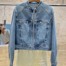 批发2026<b class='q'>春</b>季新款小个子韩版洋气减龄烫钻牛仔外套女时尚短款夹克上衣