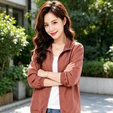 批发防晒衣女短款宽松透气薄<b class='q'>外套</b>2026夏季大码中年<b class='q'>妈妈</b>外穿双层防晒服
