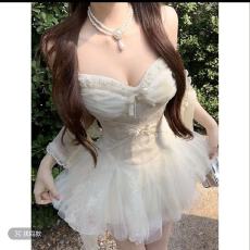 批发瑞茜·威瑟斯 真爱降临 春夏纯欲风洛丽塔<b class='q'>连衣裙</b> R66535-1H