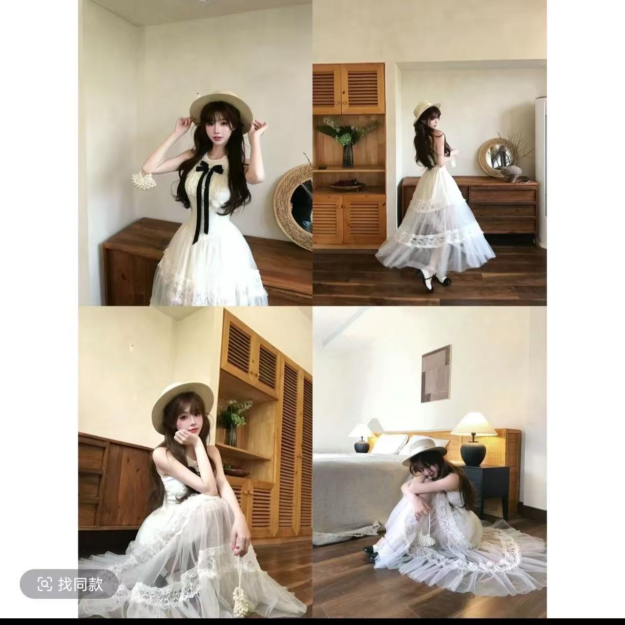 루이 茜 웨이 Sher S 소녀 규칙 봄 여름 천 금빛 바람 오리지널 디자인 반신 스커트 r66596h