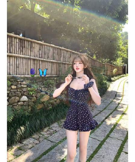 루이 茜 웨이 Sher S 한 부서 소녀 여름 새로운 휴가 전원 바람 드레스 오픈 가디건 r2693-1l