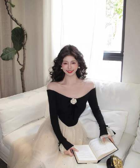늦게 시리아 동백 나무 프랑스식 동백 나무 빛 럭셔리 천 금빛 바람 오프숄더 이른 가을 새로운 플래시 훈련 Tulle 인어 꼬리 드레스