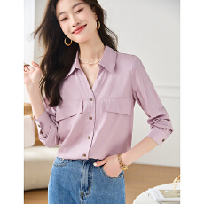 批发衬衫女设计感小众2026春秋季新款洋气长袖上衣<b class='q'>职业</b>雪纺衬衣韩版