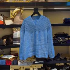 批发<b class='q'>品牌</b><b class='q'>折扣</b>捡漏2025春秋设计感镂空拼接长袖亚麻衬衫女