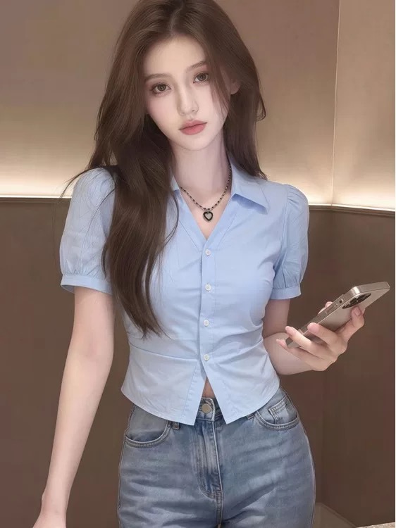 우아함 바람 디스플레이 화이트 레이스업 쉬폰 셔츠 세련된 출퇴근 품격 다용도 작은 셔츠 2026 여름 부드럽다 맨위 여성