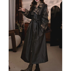 批发韩版高级设计感中长款风衣外套女士2026秋季新款时尚洋气百搭大衣