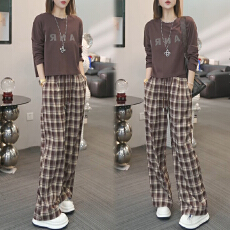 批发2026新款春季时尚百搭套装女韩系慵懒风设计感小众百搭女