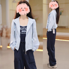 批发2026年春季新款时尚工装风三件套女高级感休闲<b class='q'>运动</b>外套背心束脚裤