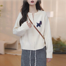 批发潮流气质百搭针织长袖女2025洋气时尚小个子外穿显瘦洋气潮流上衣