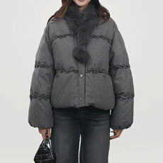 批发流行爆款冬季新款棉服女2025高端洋气小个子<b class='q'>时尚</b>百搭<b class='q'>潮流</b>棉衣外套