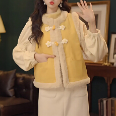 批发两面穿复古宽松外套女2025时尚气质小个子<b class='q'>韩版</b>显瘦百搭拼接马甲