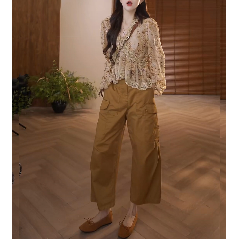 향기로운 듀오 2026 여름 새로운 레오파드 무늬 레이스 레이스 맨위