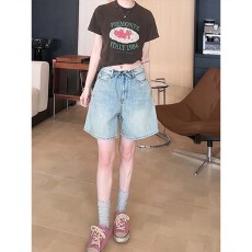 批发2026夏新款<b class='q'>时尚</b>套装女简约休闲风气质感上衣+宽松百搭裤子两件套