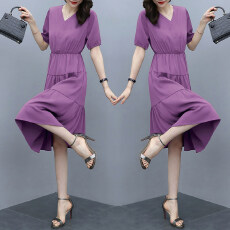 批发女士夏季<b class='q'>高端</b>棉麻<b class='q'>连衣裙</b>2026新款夏季法式慵懒长裙韩版显瘦裙子女