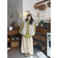 批发夹棉宽松连帽<b class='q'>卫衣</b>+叠穿棉马甲