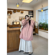 批发花边拼接中长款衬衣连衣裙+<b class='q'>棉麻</b><b class='q'>裤</b>