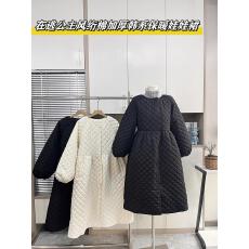 批发在逃公主风绗棉加厚韩系保暖<b class='q'>娃娃</b>裙棉服外套菱格小众夹棉<b class='q'>连衣裙</b>