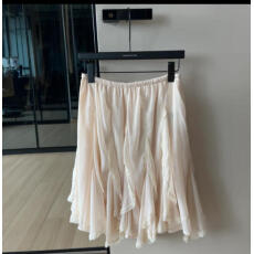 批发不规则 蕾丝 拼接半身裙