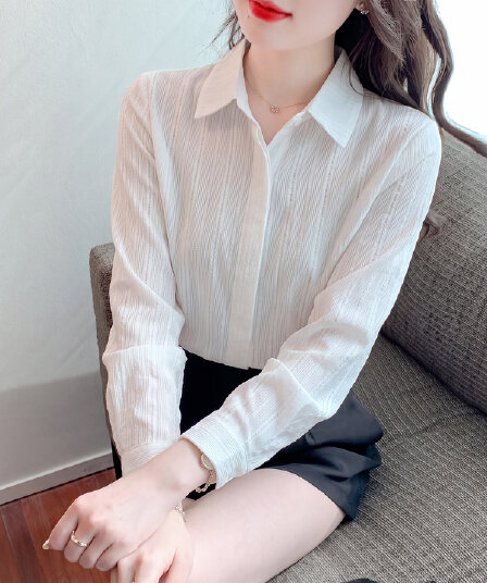 2026 년 가을 새로운 고급 디자인 센스 미니멀리즘 품격 다용도 긴팔 셔츠 루즈핏 빅 사이즈 맨위