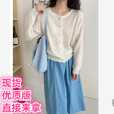 批发<b class='q'>夏</b>季薄款女士针织开衫外套女2025新款独特漂亮短款上衣洋气防晒衫