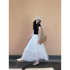 批发新款漂亮独特超好看绝美半身裙春夏季气质小众蛋糕裙连衣裙