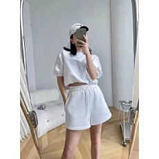 批发运动套装女夏俏皮活泼高级感时尚休闲盐系炸街卫衣短裤两件套