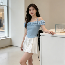 批发夏装搭配一整套韩系芭蕾风穿搭夏季<b class='q'>连衣裙</b>子女新款甜辣妹套装