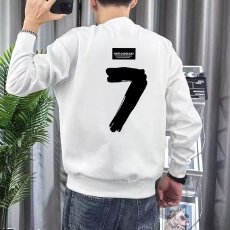 批发实拍秋冬季<b class='q'>男士</b>圆领<b class='q'>卫衣</b>时尚潮流印花设计宽松直筒休闲百搭<b class='q'>卫衣</b>男