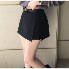 批发简约气质纯色西装半身裙女春季<b class='q'>百搭</b>高腰开叉防走光包臀裙短裙