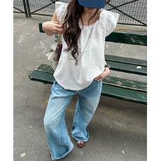 批发韩系  <b class='q'>甜美</b>休闲百搭小衫女夏季宽松显瘦娃娃衫上衣  女