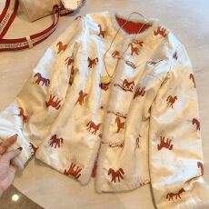 批发高端新中式双面穿水貂棉服战<b class='q'>马夹</b>棉外套女拜新年服红色上衣过年穿