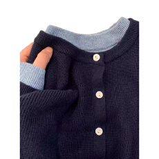 批发慵懒风高级红色开衫毛衣女秋冬季2026新款显瘦内搭打底<b class='q'>针织衫</b>上衣