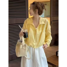 批发重工蕾丝刺绣拼接连帽防晒衣外套女2026春季新款休闲百搭夹克上衣