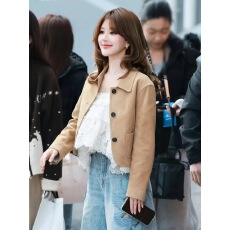 批发赵露思同款卡其色短款外套上衣新款白色蕾丝裹胸不规则<b class='q'>甜美</b>吊带女