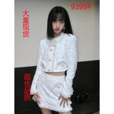批发早秋新款高级法式MU系维多利亚<b class='q'>宫廷</b>风蕾丝刺绣短外套公主套装