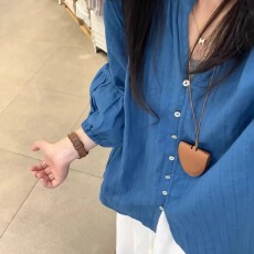 批发<b class='q'>夏</b>季新款慵懒风宽松防晒衬衫女外搭开衫洋气衬衣上衣薄款长袖罩衫