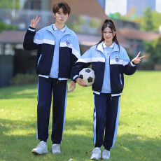 批发情侣装秋<b class='q'>冬</b>学生班服外套三件套校服 外套60  裤子在35  短袖35