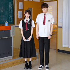 批发情侣装夏装学生班服假2件连衣裙<b class='q'>舞台</b>表演服 女裙73 男套60