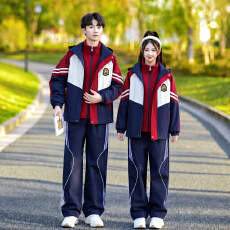 批发实拍情侣装秋装学生四件套班服套装初中生校服