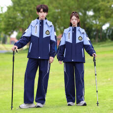批发情侣装秋<b class='q'>冬</b>学生冲锋衣四件套套装班服