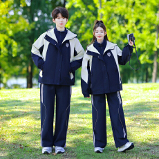 批发实拍  情侣装秋<b class='q'>冬</b>学生班服四件套校服