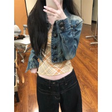 短款牛仔外套女早春季2026新款今年流行爆款小个子正肩牛仔衣夹克