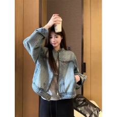批发复古色牛仔外套女<b class='q'>春</b>季2026新款今年流行爆款上衣百搭减龄小个子